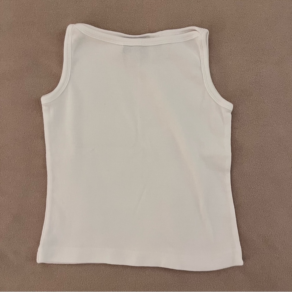 ⭐️4/$10 Ribbed White Tank
